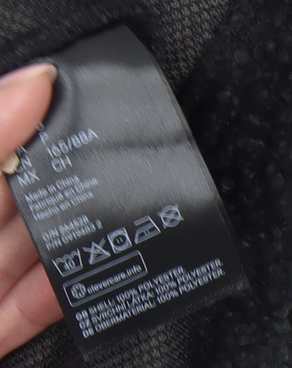 H&M Divided Women’s Black Fleece Pullover Sweatshirt Size S