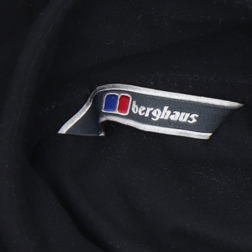 Berghaus Women's Black 1/2 Zip Fleece Pullover Hoodie Size 10