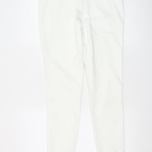 Next Womens White Size 14 Slim Jegging Jeans