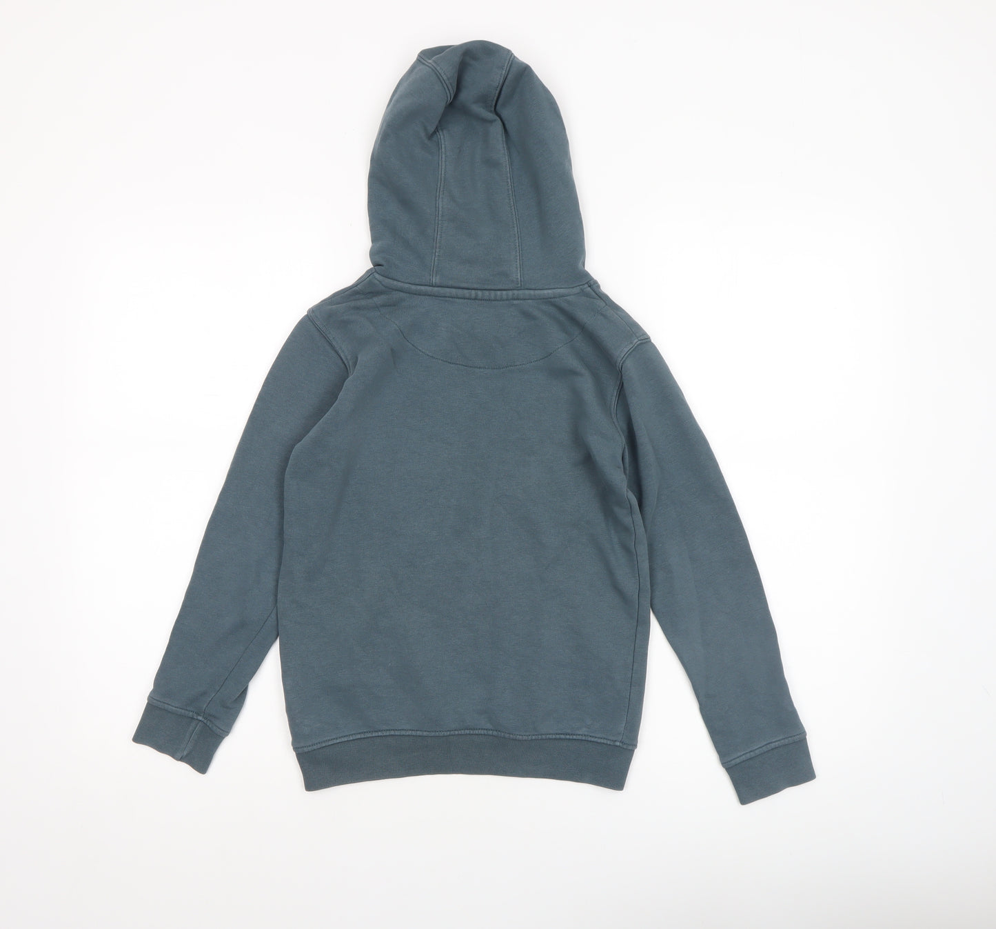 Lyle & Scott Boys Orion Blue Pullover Hoodie 8-9 Years Cotton Blend