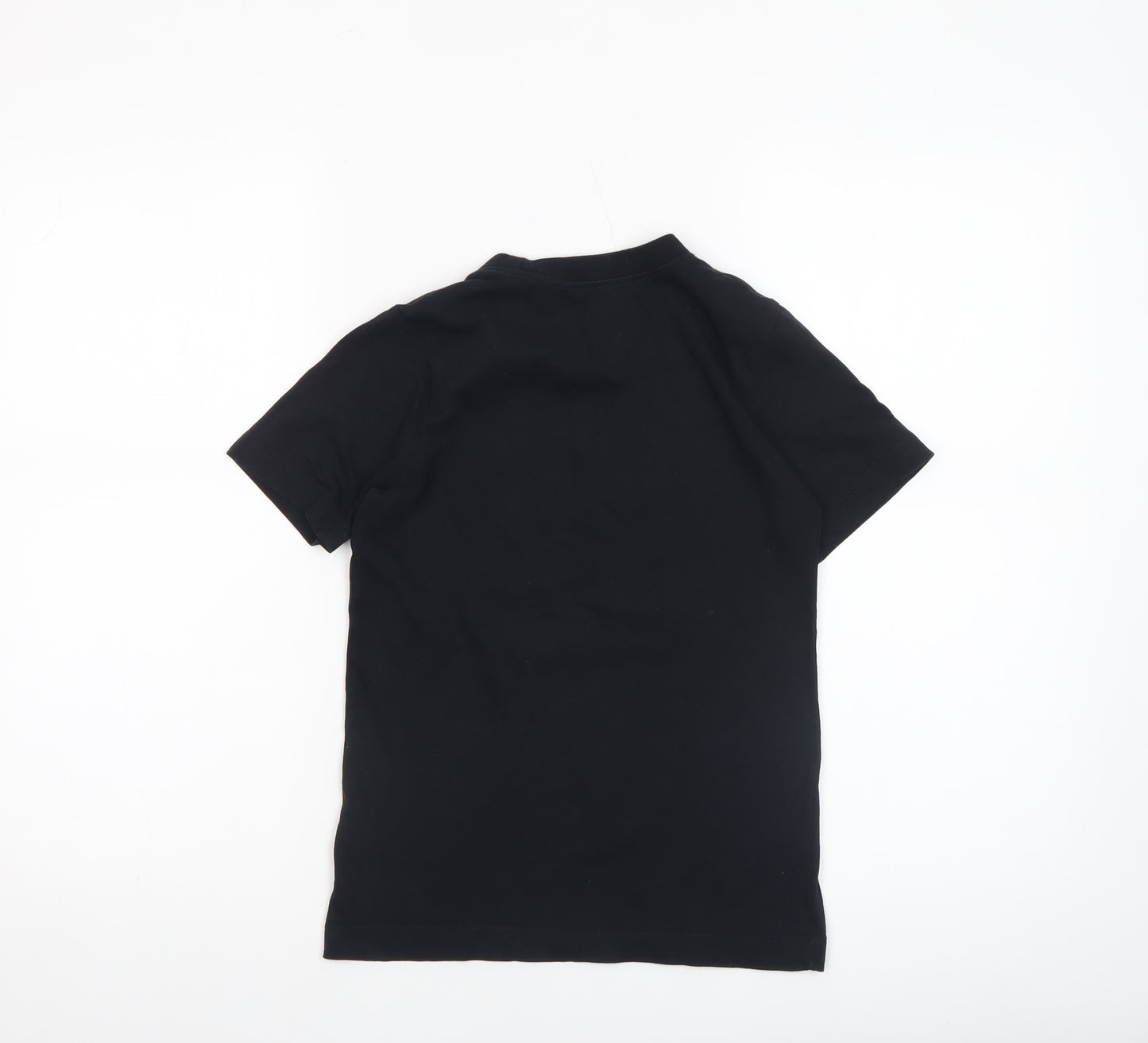 Nike Boys Black Red Graphic Short Sleeve T-Shirt Size S (128-137cm)