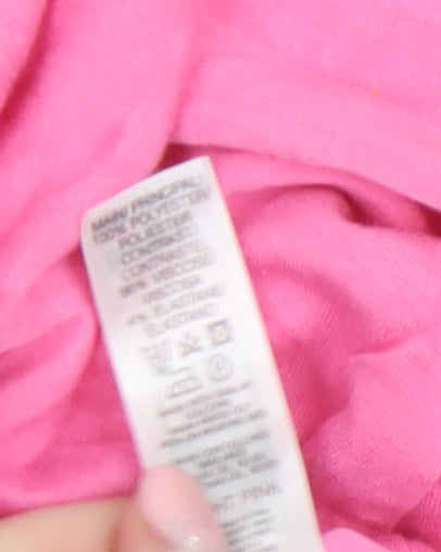 Dunnes Women’s Pink V-Neck Long Sleeve Tunic Blouse Size XL