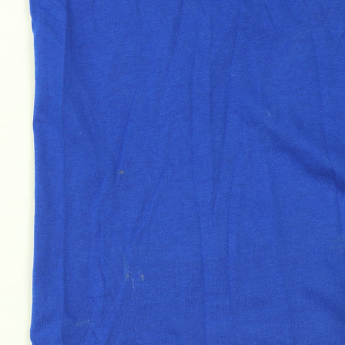 Tommy Hilfiger Boys Blue Logo Cotton Short Sleeve T-Shirt 10 Years