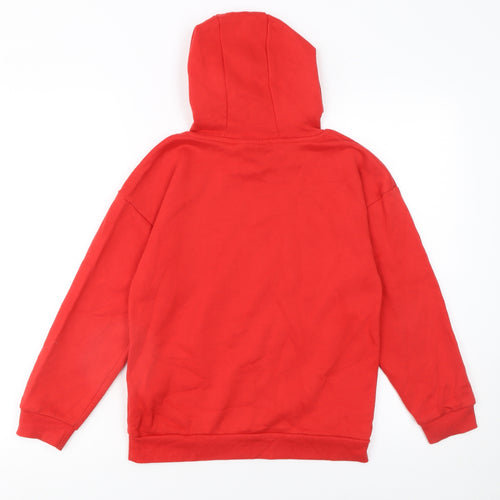 Sonic The Hedgehog Boys Red Hoodie 10 Years Pullover Graphic Print
