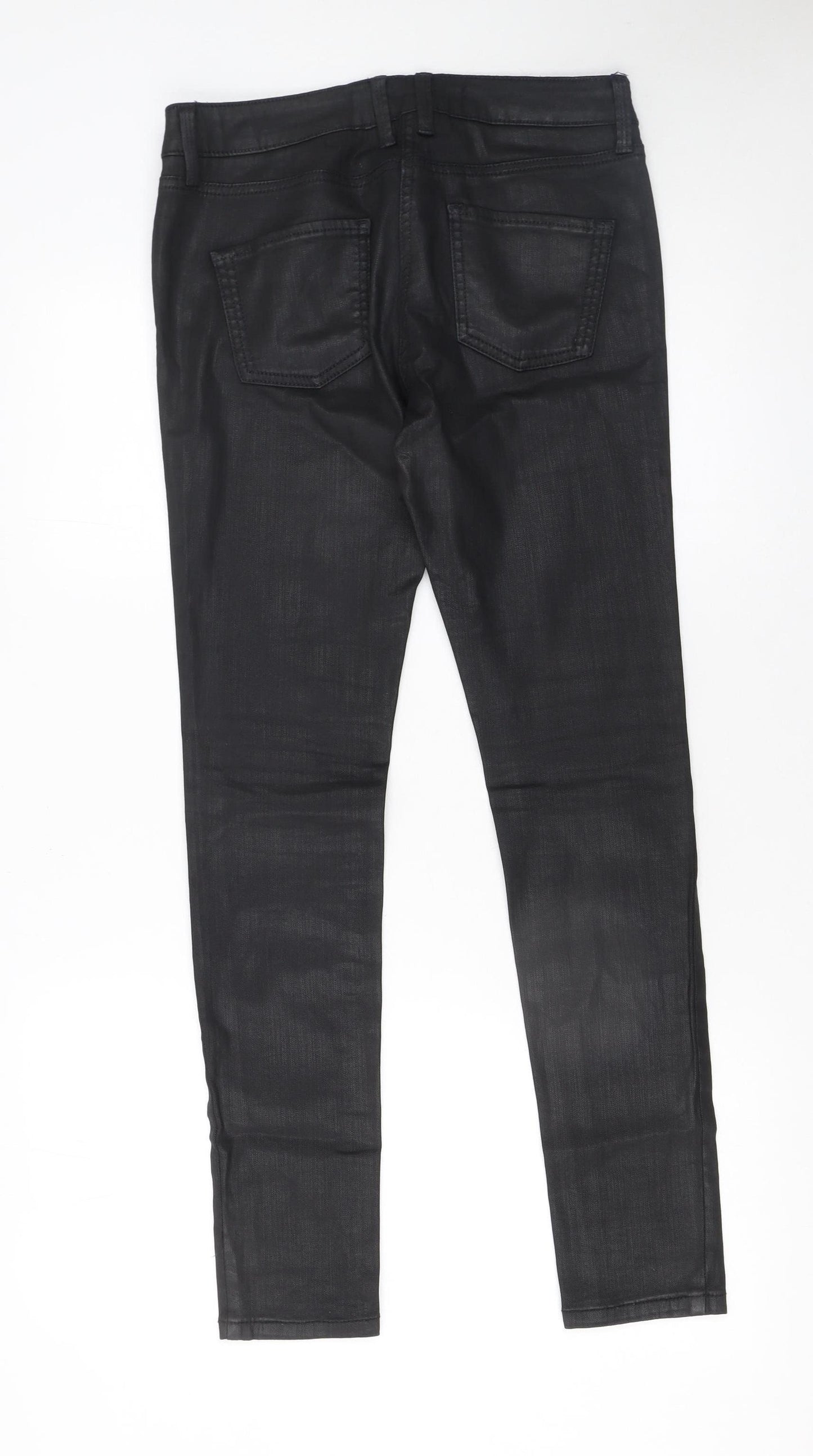 Next Women’s Black Skinny Jegging Jeans Size 8R Stretch Denim