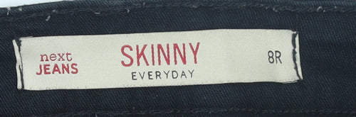 Next Women’s Black Skinny Jegging Jeans Size 8R Stretch Denim
