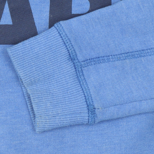 Ivy Park Women's Blue Cotton Blend Pullover Sweatshirt Size S