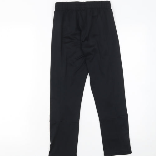Under Armour Boys Black S Jogger Trousers with Elastic Waist and Pockets