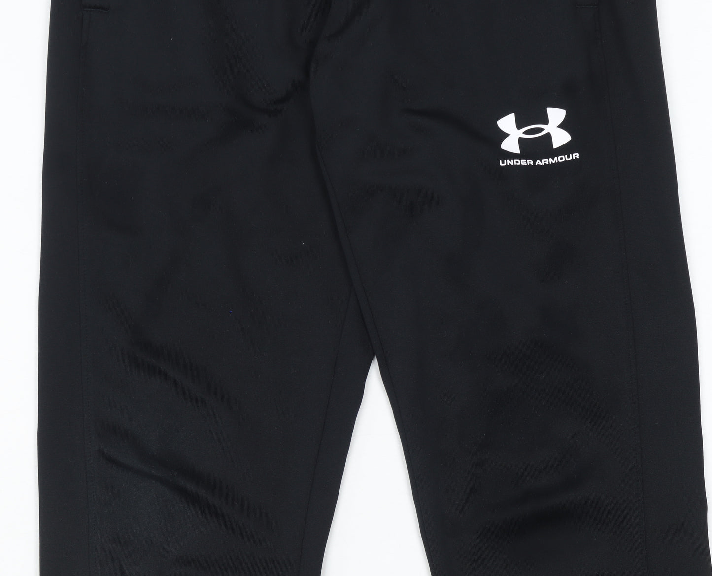 Under Armour Boys Black S Jogger Trousers with Elastic Waist and Pockets