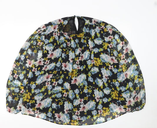 St Bernard for Dunnes Women’s Multicoloured Floral Chiffon Blouse Size 16