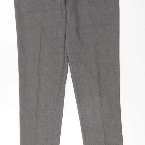 ASOS Men’s Grey Slim Fit Dress Pants 32W 34L Polyester Blend