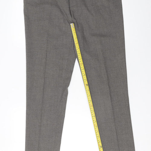 ASOS Men’s Grey Slim Fit Dress Pants 32W 34L Polyester Blend