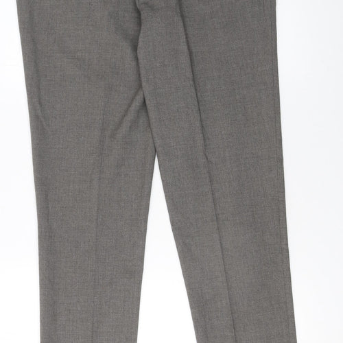 ASOS Men’s Grey Slim Fit Dress Pants 32W 34L Polyester Blend