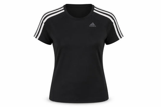 Adidas Womens Black Climalite Athletic Short Sleeve T-Shirt Size S