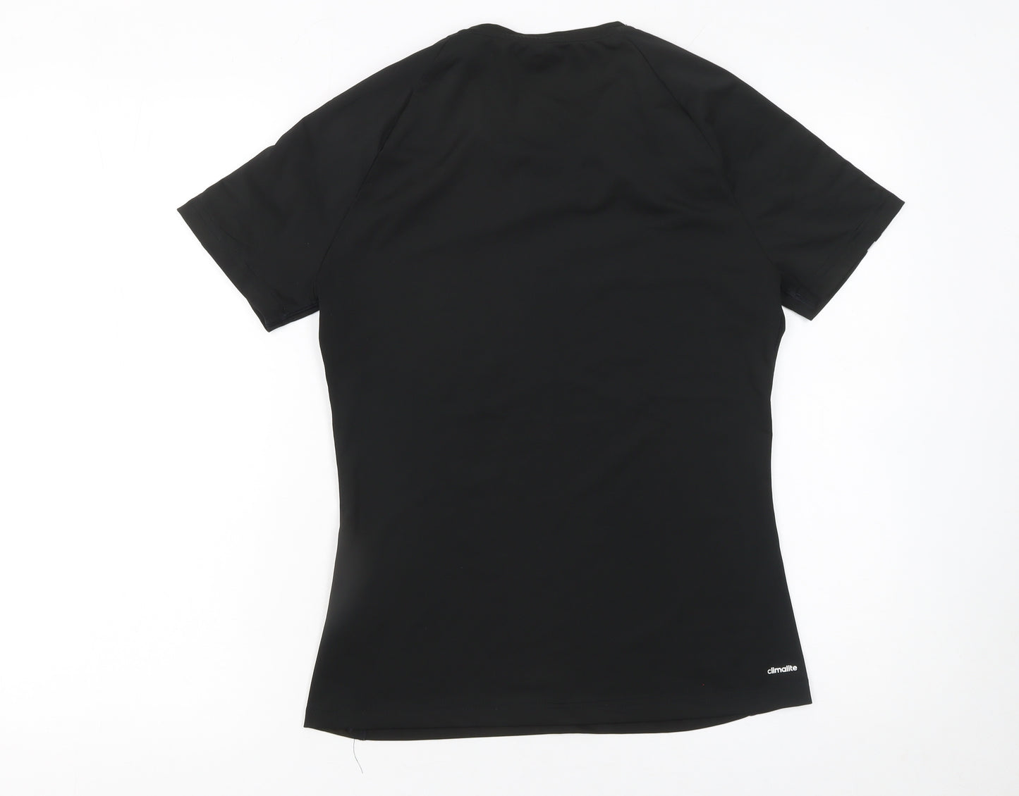 Adidas Womens Black Climalite Athletic Short Sleeve T-Shirt Size S