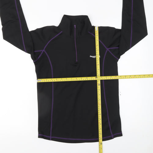 Regatta Women’s Black 1/4 Zip Xert Performance Sweatshirt UK 10