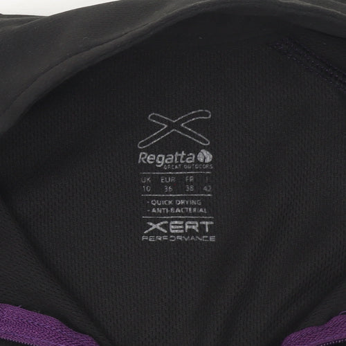 Regatta Women’s Black 1/4 Zip Xert Performance Sweatshirt UK 10