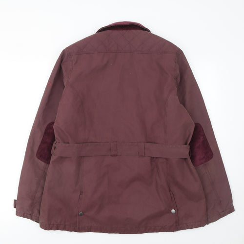 Regatta Womens Brown Belted Parka Jacket Size 16 Water Resistant