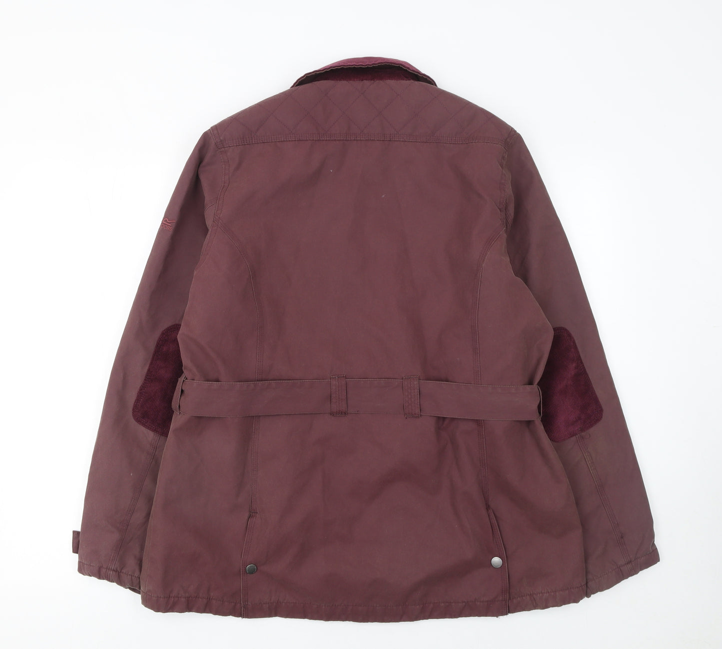 Regatta Womens Brown Belted Parka Jacket Size 16 Water Resistant