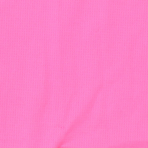 Adidas Womens Pink V-Neck Climachill Active T-Shirt Size 12