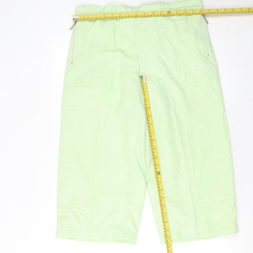 BackSwing Womens Green Size 14 Cargo Wide-Leg Sports Trousers