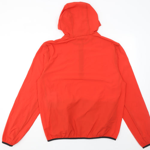 Calvin Klein Men’s Red 1/2 Zip Hooded Golf Sweatshirt L