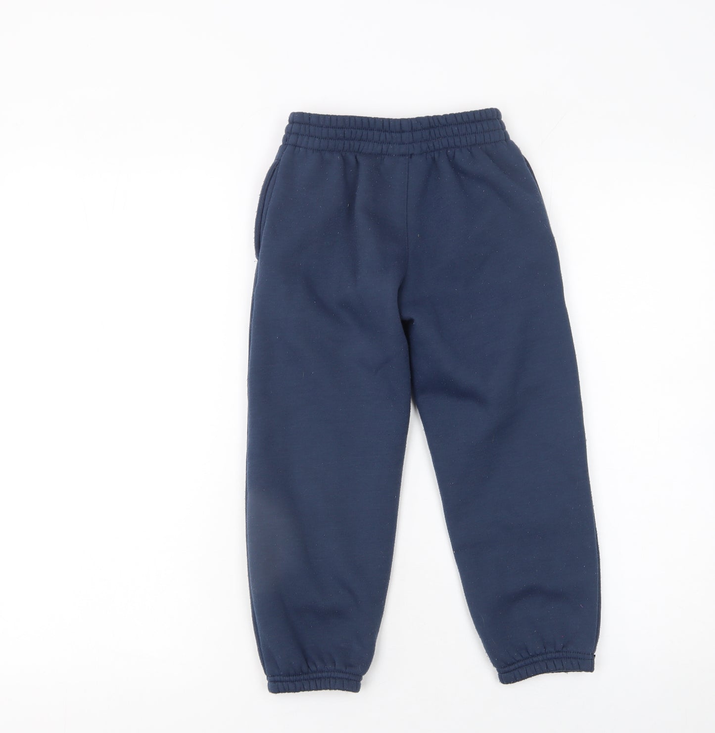Converse Boys Blue Jogger Sweatpants 5-6 Years Fleece Elastic Waist