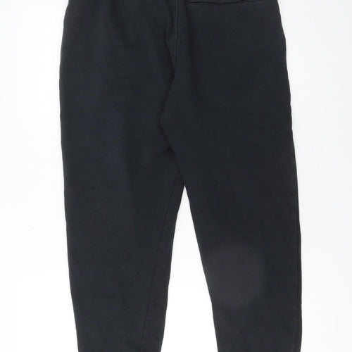 Nike Men's Black Jogger Sweatpants M Regular Fit Fleece Trousers