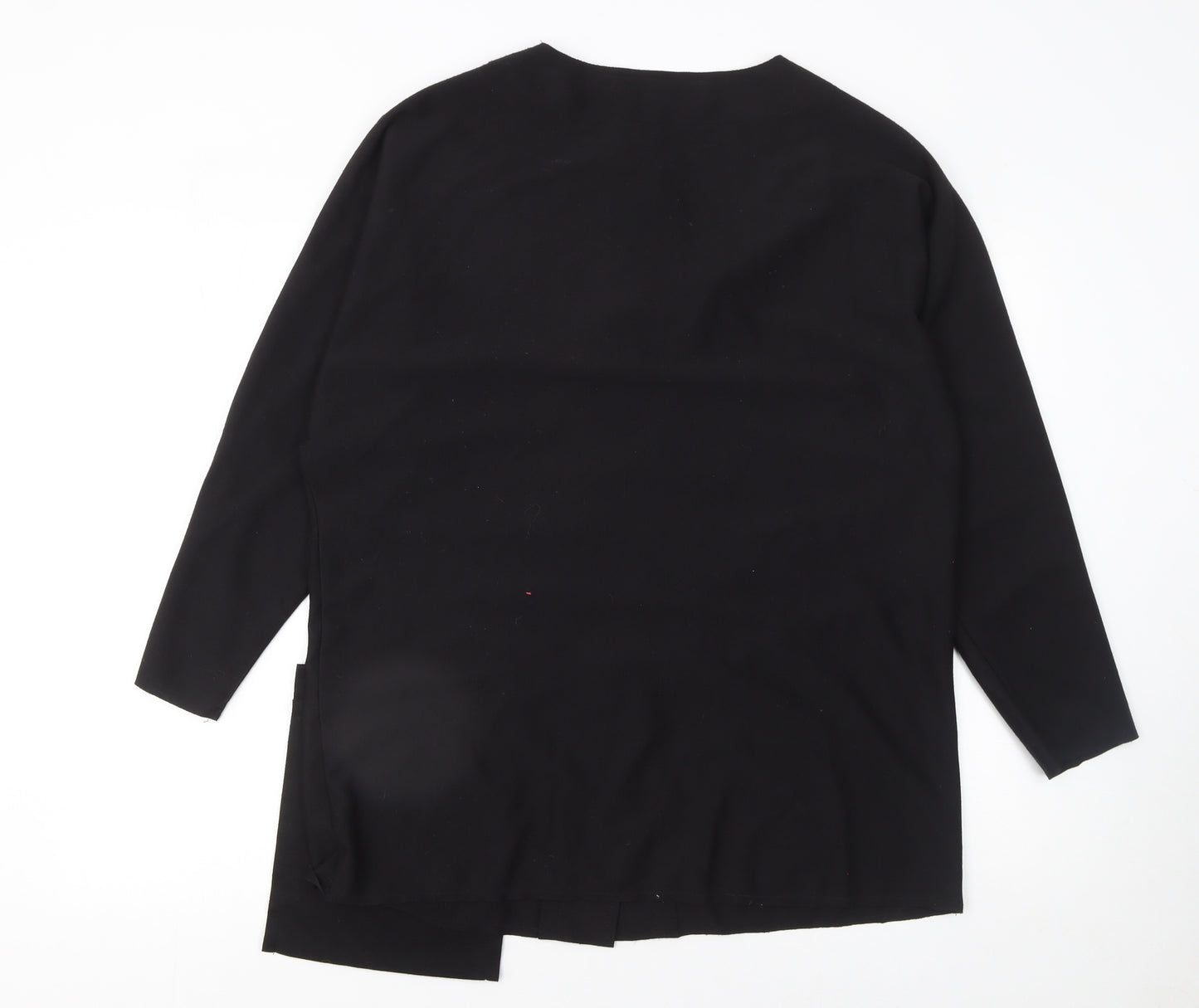 Kontrast Women Black Long Sleeve Button Blouse Size 14