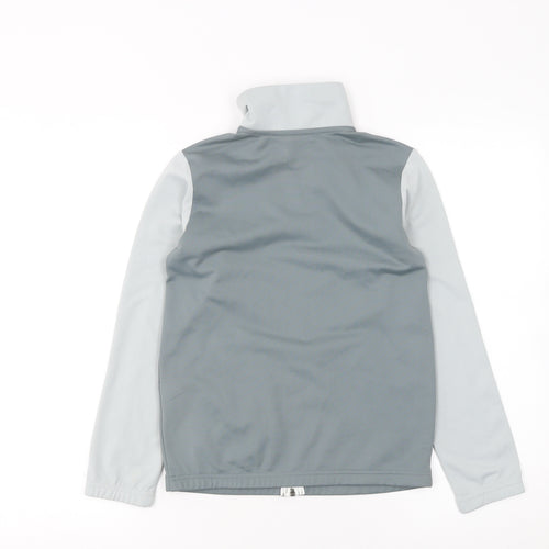 Nike Boys Grey Track Jacket 8-9 Years Full Zip Activewear Top
