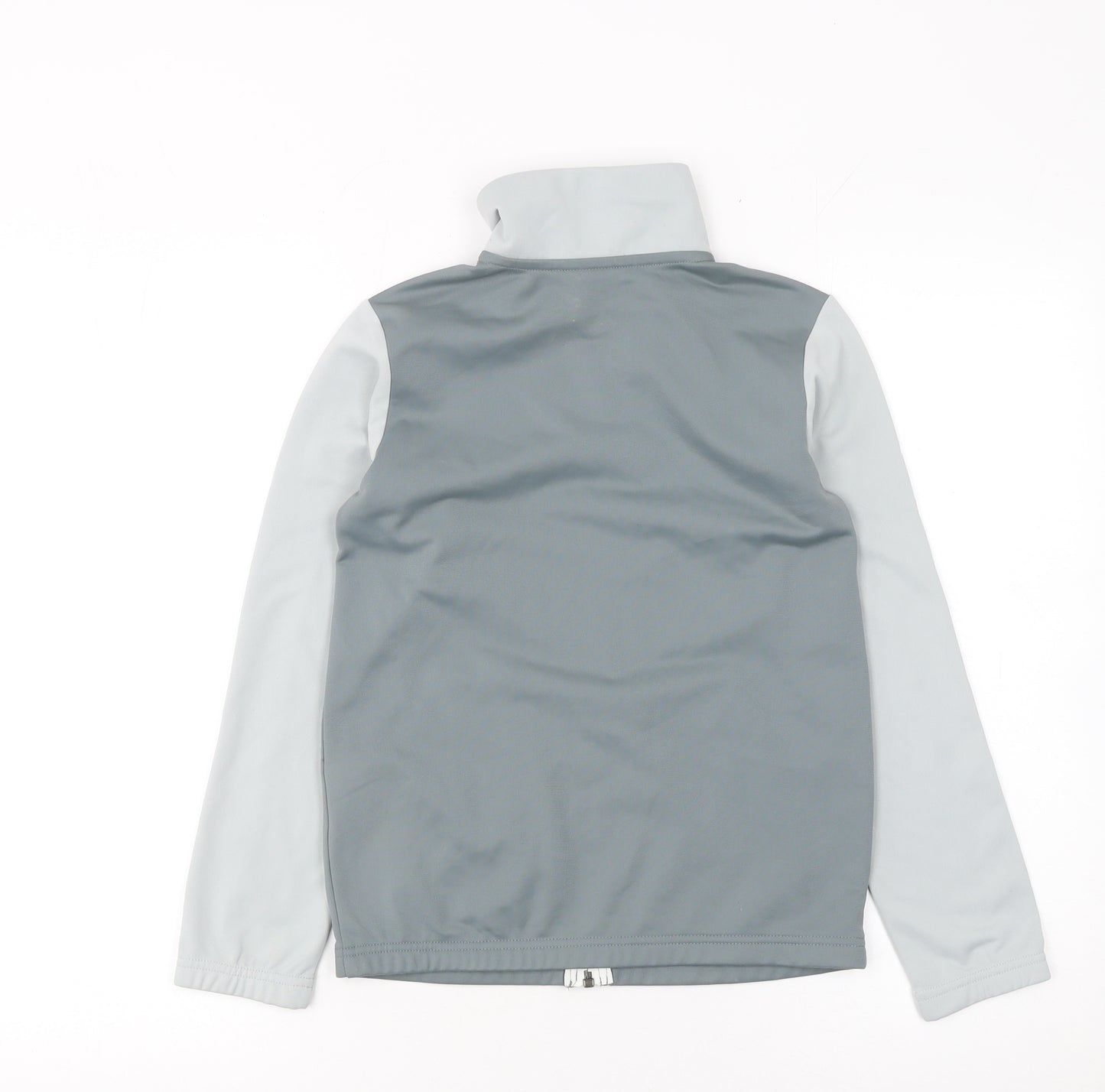 Nike Boys Grey Track Jacket 8-9 Years Full Zip Activewear Top