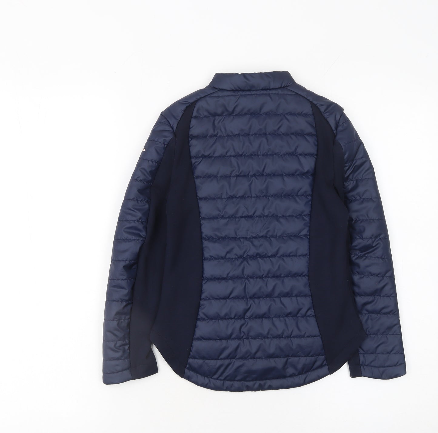 Fouganza Boys Blue 7-8 Years Softshell Riding Jacket - Lightweight Zip Activewear
