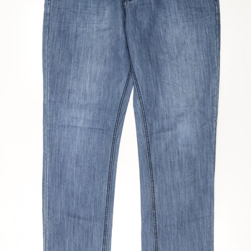 Code Jeans Men's Blue Straight Leg Denim Jeans Size 46