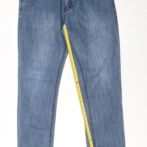 Code Jeans Men's Blue Straight Leg Denim Jeans Size 46