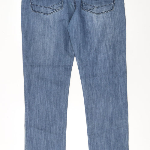 Code Jeans Men's Blue Straight Leg Denim Jeans Size 46