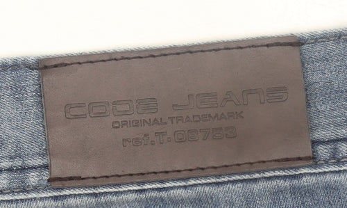 Code Jeans Men's Blue Straight Leg Denim Jeans Size 46