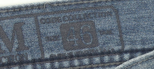 Code Jeans Men's Blue Straight Leg Denim Jeans Size 46