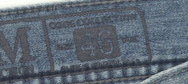 Code Jeans Men's Blue Straight Leg Denim Jeans Size 46