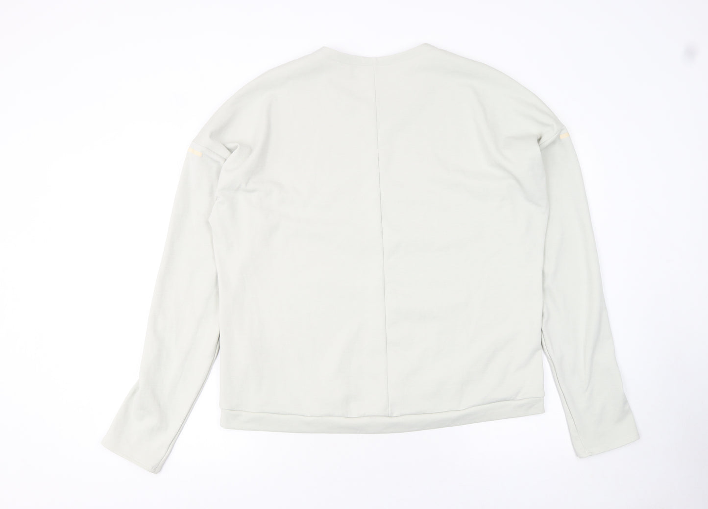 Adidas Women’s White Climalite Running Top XL Long Sleeve Sports Tee
