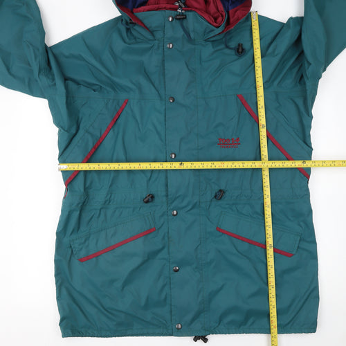 TOG 24 Men’s Green Waterproof Hooded Parka Jacket Size L