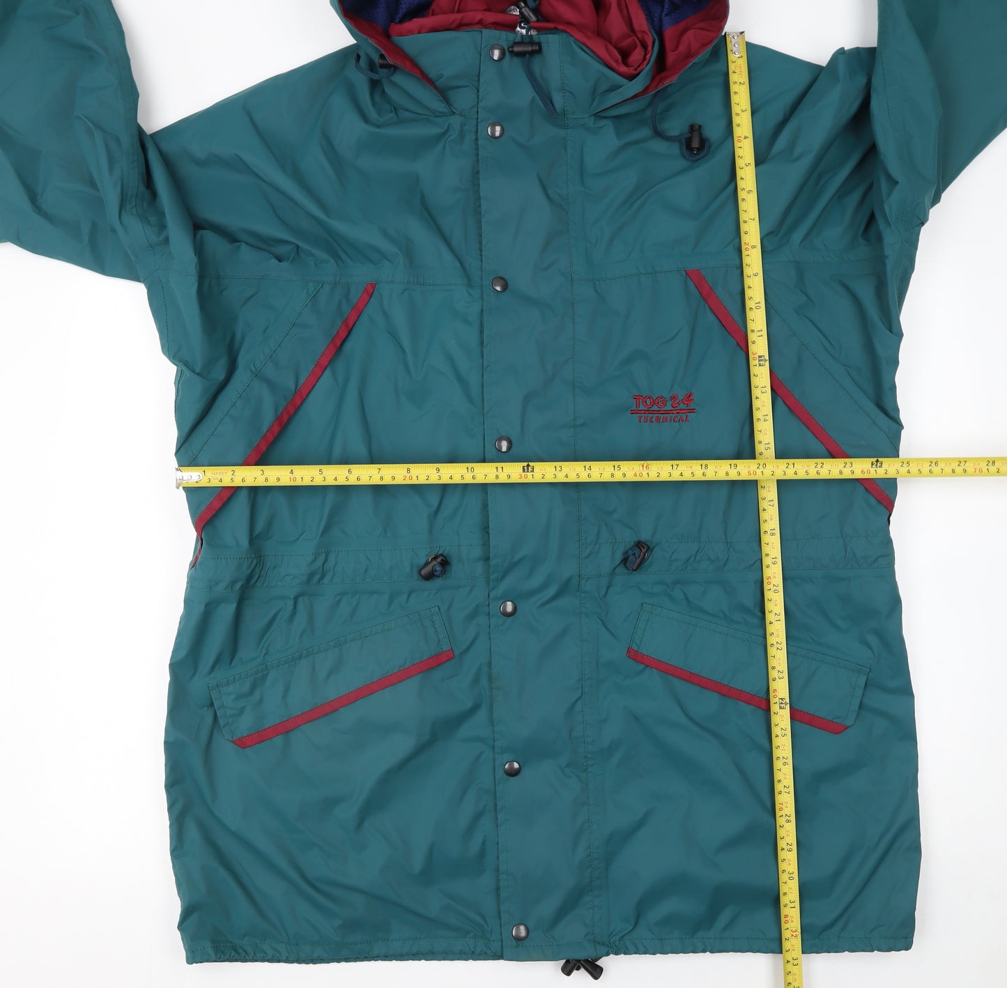 TOG 24 Men’s Green Waterproof Hooded Parka Jacket Size L