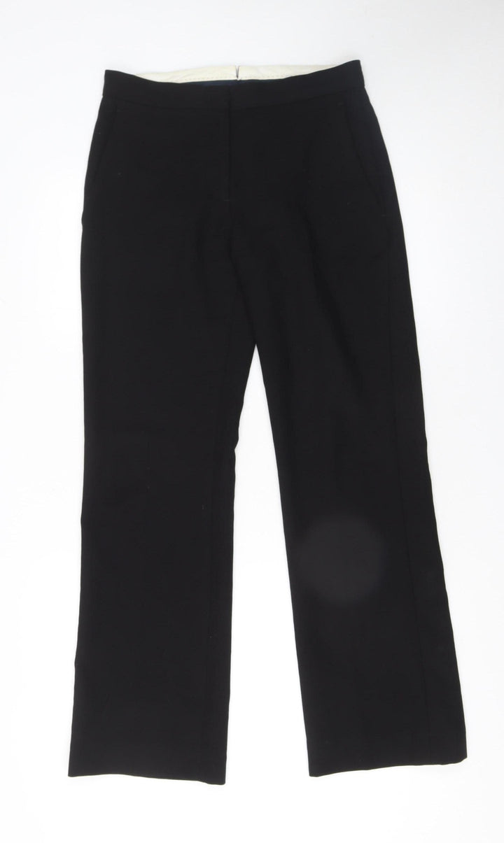 Jigsaw Women’s Black Size 8 Straight Leg Dress Trousers