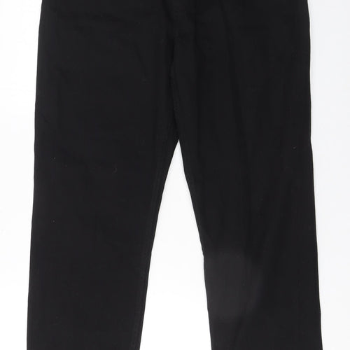 Denim Co Men’s Black Straight Fit Stretch Jeans W32 L30