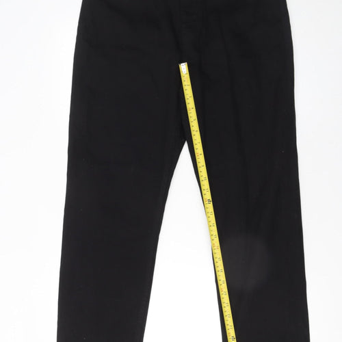 Denim Co Men’s Black Straight Fit Stretch Jeans W32 L30