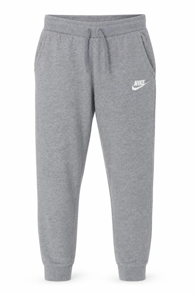 Nike Boys Grey XL Jogger Sweatpants 156-166cm Elastic Waist Pockets