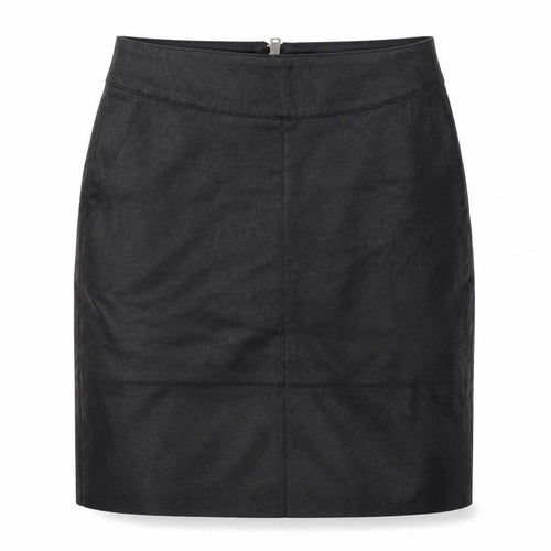 ONLY Women Black Faux Leather Pencil Skirt Size 6