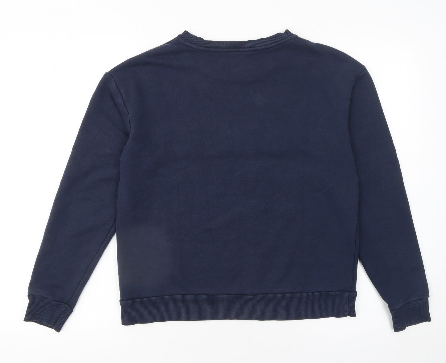 Marks and Spencer Women's Navy Sweatshirt UK 10 LA MODE Cotton Blend
