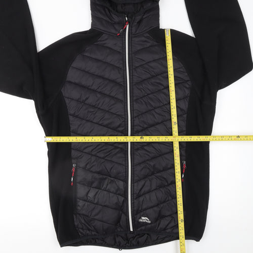 Trespass Women Black XXL Full Zip Hooded Fleece Jacket