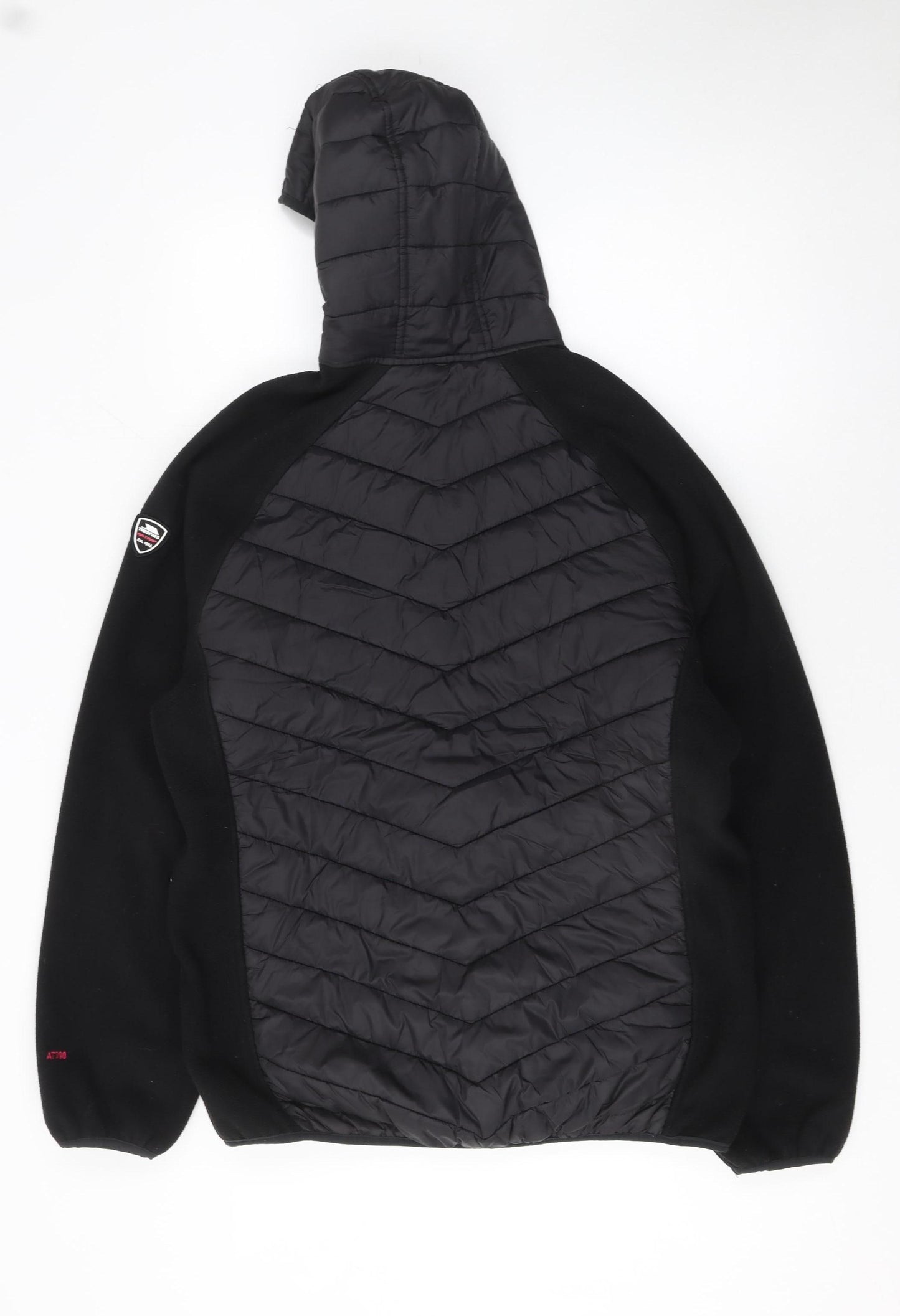 Trespass Women Black XXL Full Zip Hooded Fleece Jacket