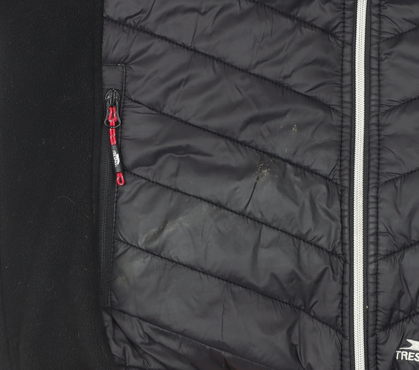 Trespass Women Black XXL Full Zip Hooded Fleece Jacket